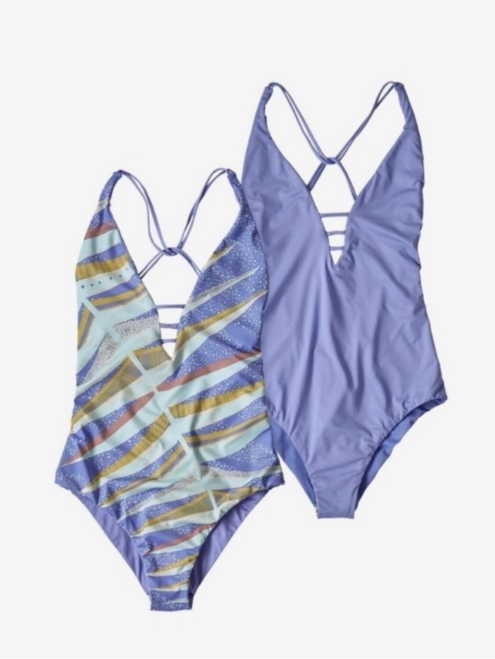 NWT Patagonia Women’s Sz Medium Reversible Extended Break One Piece Swimsuit New - Picture 4 of 9